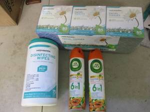 lot 66 image: Tissues, Wipes, and Air Fresheners...