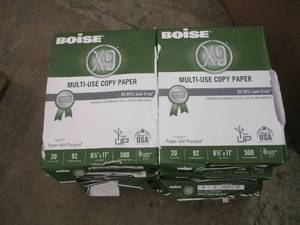 lot 77 image: Boise X9 Copy Paper- 5000 count...