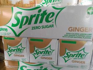 lot 383 image: 4 - 12 packs Sprite Ginger Zero Sug...