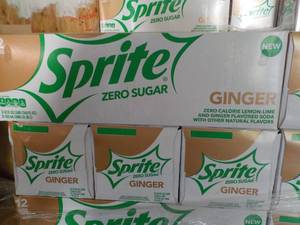 lot 384 image: 4 - 12 packs Sprite Ginger Zero Sug...