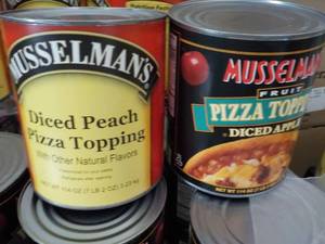 lot 395 image: 2 - 7.2 lb. Cans Musselmans Diced ...