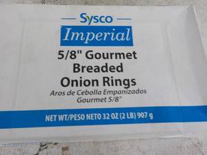 lot 429 image: 32 oz Box Frozen Imperial Onion Rin...