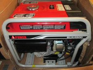 lot 8 image: A-ipower 4500 watt gasoline generat...