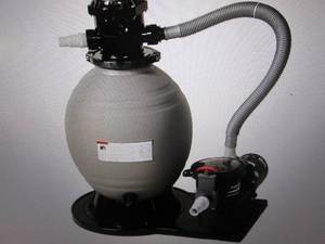 lot 65 image: 18 inch sand filter pump with 1hp p...
