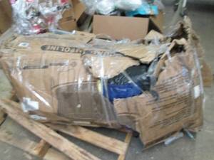 lot 78 image: 12 foot trampoline open box on pall...
