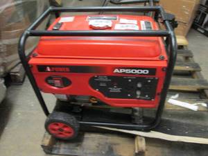 lot 87 image: i power ap 5000 generator wont turn...