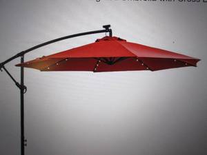 lot 109 image: 3 sunray 10 foot offset aluminum so...