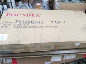 lot 111 image: queen head board and foot board ...