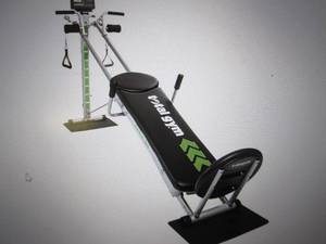 lot 126 image: total apex g5 home gym with ten lev...
