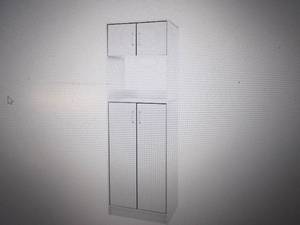 lot 127 image: one space lillan microwave pantry o...