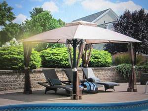 lot 129 image: shelterlogic 10 foot x 12 foot cypr...