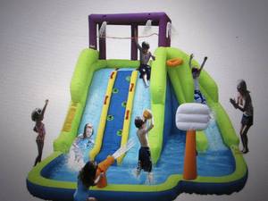 lot 158 image: magic time triple blast inflatabl p...