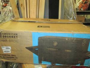 lot 160 image: american gourmet charcoal grill ope...