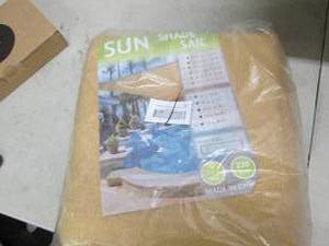 lot 202 image: sunshade sail 8 foot x 12 foot ...
