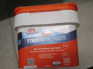 lot 210 image: hth super 3 inch chlorinating table...