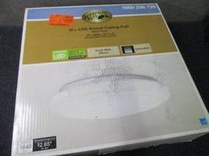 lot 3 image: Hampton Bay 16 in. Bright White Rou...