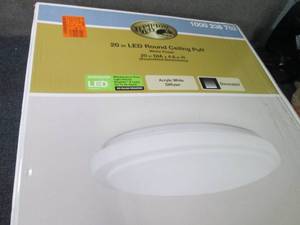 lot 21 image: Hampton Bay 20 in. Round Dimmable L...
