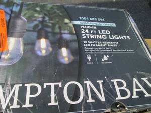 lot 32 image: Hampton Bay 12-Light IndoorOutdoor...