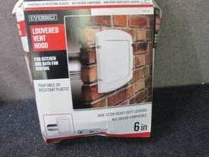 lot 35 image: Everbilt Louvered Vent Hood 6 inch ...