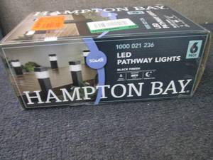 lot 45 image: Hampton Bay Solar Black Outdoor Int...