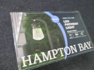 lot 55 image: Hampton Bay 1-Light Black Integrate...