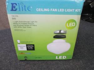 lot 64 image: Elite Ceiling Fan LED Light Kit ope...