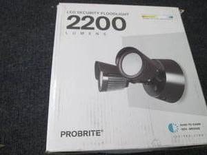 lot 70 image: Probrite 22-Watt Bronze Outdoor Int...