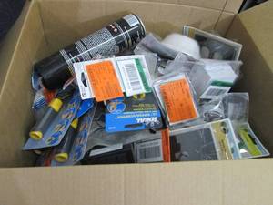 lot 74 image: Box of Assorted Lighting, Electrica...