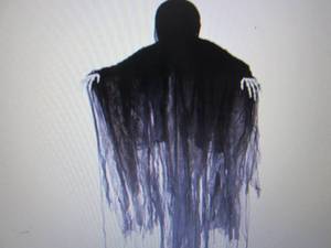 lot 124 image: Joyin 5 Ft Dark Hanging Grim Reaper...