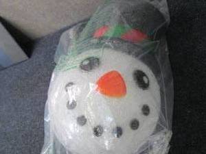 lot 192 image: 2 Snowman Porch Light Covers...