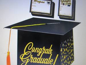 lot 247 image: Joyin Graduation Card Box, Invite e...
