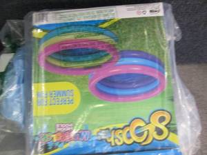 lot 250 image: Sloosh 2 pk 45 inch Inflatable Pool...