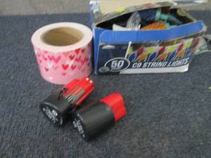 lot 256 image: Milwaukee Battery packs, Heart Tape...