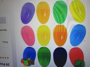 lot 257 image: Joyin 24 Pcs 7 Solid Colors Giant ...