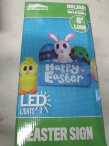 lot 269 image: Joiedomi 6 ft Easter Sign Holiday I...
