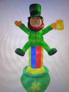 lot 279 image: Joiedomi 7 FT St Patrick Leprechaun...
