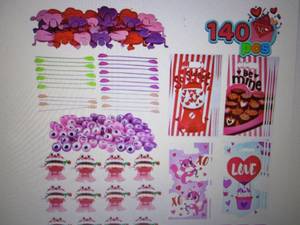lot 295 image: Joyin 140 pc Valentines Party Set F...