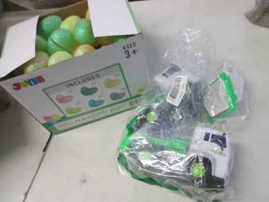 lot 313 image: 72 Easter Eggs, Garbage Trucks...