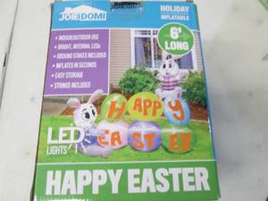 lot 325 image: Joiedomi 6 ft Easter Sign Holiday I...