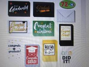 lot 343 image: Joyin Graduation Cards with Envelop...