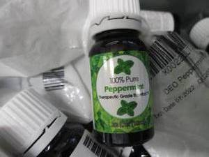 lot 355 image: 15 - 10 ml Bottles Peppermint Essen...