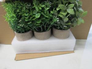 lot 383 image: 3 Faux Plants...