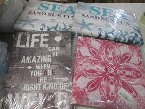 lot 388 image: 4 Wall Art Items...