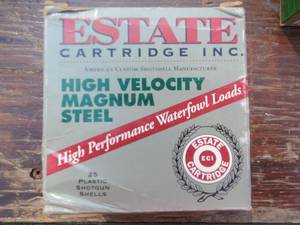 Estate 12 GA 3 3 Shot High Velocity Magnum Steel