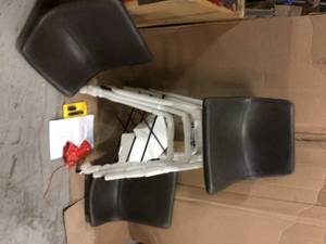 lot 2 image: Isla Black Dining Chair (Set of 4) Customer Returns See Pictures