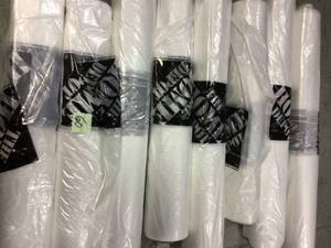 lot 60 image: 54 x 44 x 52  Clear - Pallet Covers 90 BagsRoll Customer Returns See Pictures