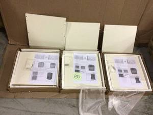 lot 80 image: Niche 13 in. H x 13 in. W x 13 in. D White Wood Wood 1-Cube Storage Organizer Customer Returns See Pictures