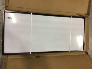 lot 93 image: Fowler 43 in. Espresso Wood TV Stand Fits TVs Up to 50 in. with Open Storage Customer Returns See Pictures