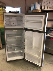 lot 115 image: 18 cu. ft. Top Freezer Refrigerator in Stainless Steel by Whirlpool