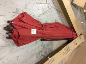 11 ft. Market Patio Umbrella with Push Tilt and Crank in Red Customer Returns See Pictures Customer Returns See Pictures&nbsp